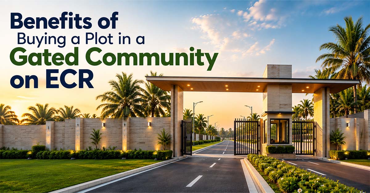 Benefits of Buying a Plot in a Gated Community on ECR